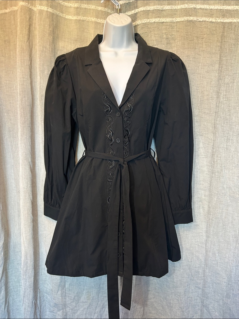 Disturbia Black Long Sleeve Dress